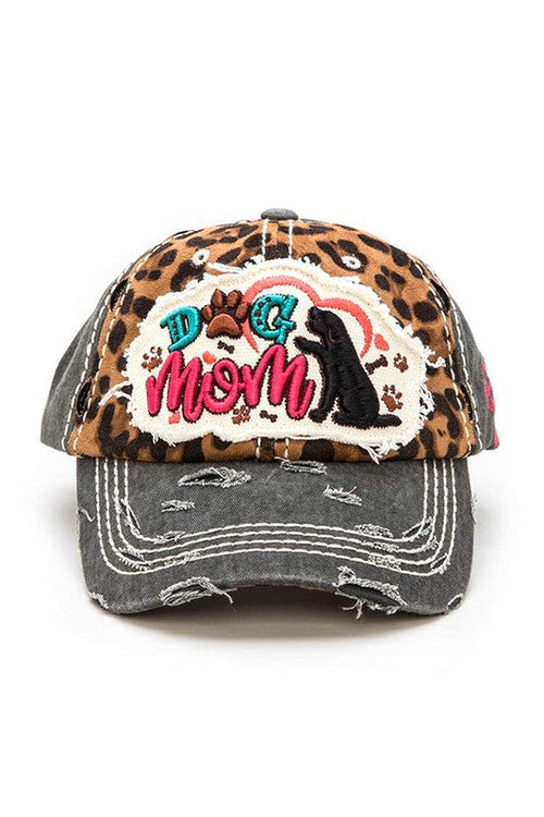 Dog Mom Vintage Cotton Cap